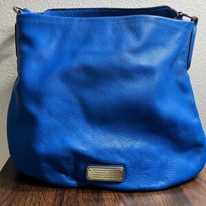 Marc Jacob’s Blue Leather Shoulder Bag